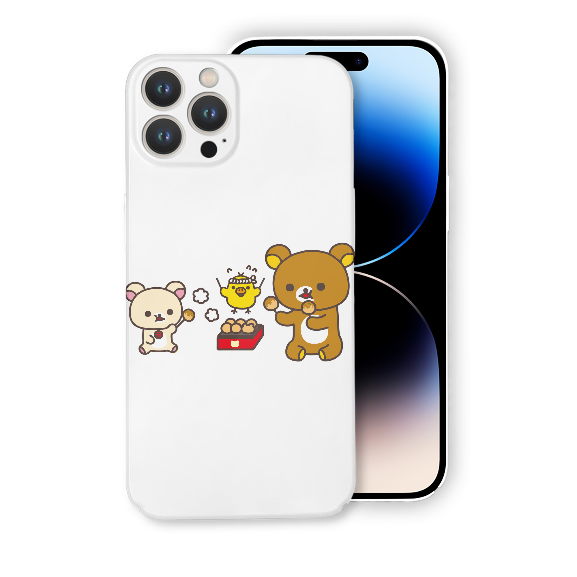 （画像用） リラックマ リラックマ キイロイトリ Rilakkuma Korilakkuma Kiiroitori 【iPhone 14シリーズ対応】ハードケース